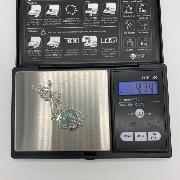 Please Return to Tiffany & Co. Heart Tag Charm Double Chain Bracelet SS 925 - Picture 9 of 13